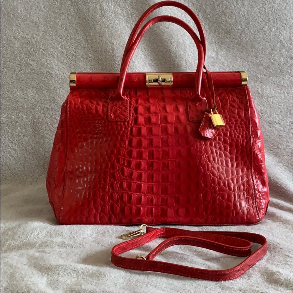 Leather Red bag